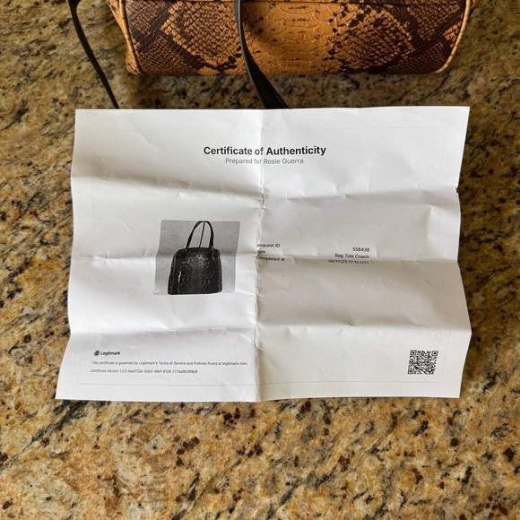 NWT COACH Minetta Leather Print‎ Crossbody Purse w/Gold Hardware - Picture 14 of 15